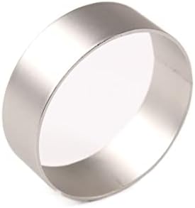 SDFGH 30PC сјајно единечен круг глупава златна салфетка тока глупава сребрена салфетка прстен метална салфетка тока