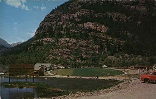 Базен радиум Спрингс И Општински Парк Урај, Колорадо Ко Оригинална Гроздобер Разгледница