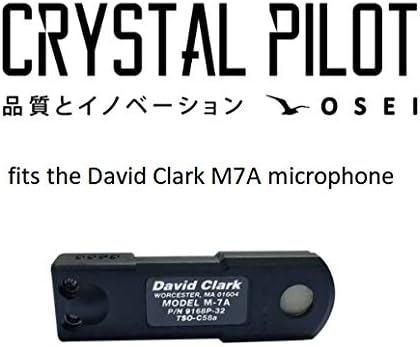 Заменски авијациски микрофон за шофершајбни за ветрови за Бозе, Lightspeed, Дејвид Кларк, Стандарден модел на кристално микрофон)