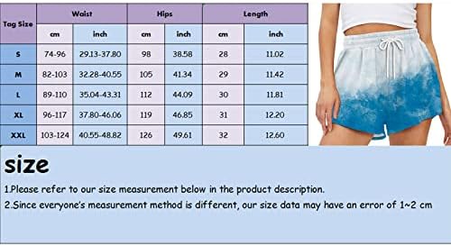 Долги шорцеви на Miashui за жени од пот -шорцеви случајни летни удобни атлетски шорцеви копче надолу со кошули со кратки ракави за