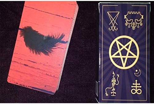 Сребрениот був во Dark Demon Oracle Deck - окултни картички со тарот со 72 Goetic демони - Goetia Archetype картички идеални за работа