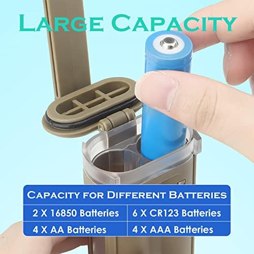 Здраво создадете Кутија За Складирање Батерии 2-Дупка Водоотпорна Кутија За Батерии за 18650/Bat/ААА/ЦР123 Батерии