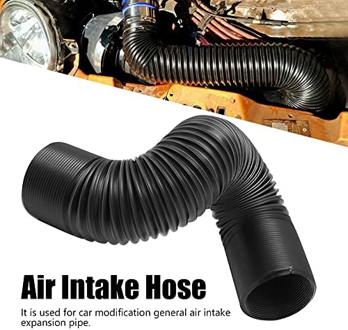 3 Влезен ладен воздух за внесување на црево за напојување Флексибилна воздушна цевка за филтер за воздух Универзално вклопување за повеќето возила со црево за внес