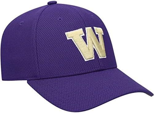 Вашингтон Huskies Sideline Flex Fit големина Мала/средна капа капа - Виолетова и злато