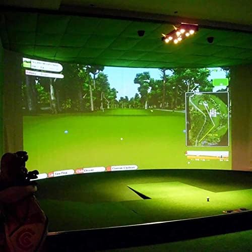 WFJDC голф топка симулатор на влијанието на екранот за проекција на затворен материјал за бела ткаенина за голф голф голф цел