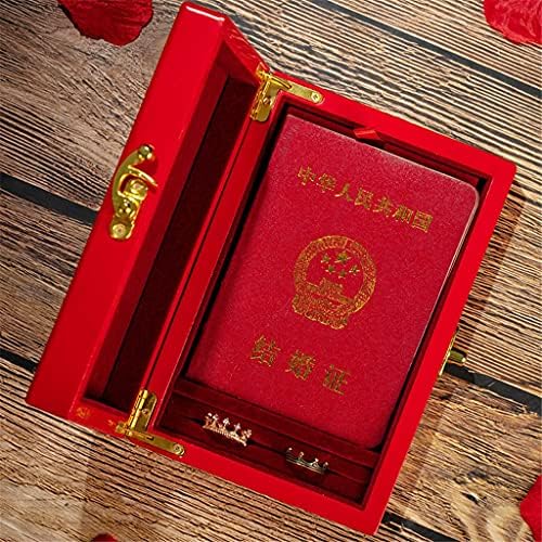 КУТИЈА За Накит SMLJLQ Лакирани Кутии За Накит Ретро Кутија За Накит Во Кинески Стил Чување Свадбени Подароци Кутии За Прстени Складирање