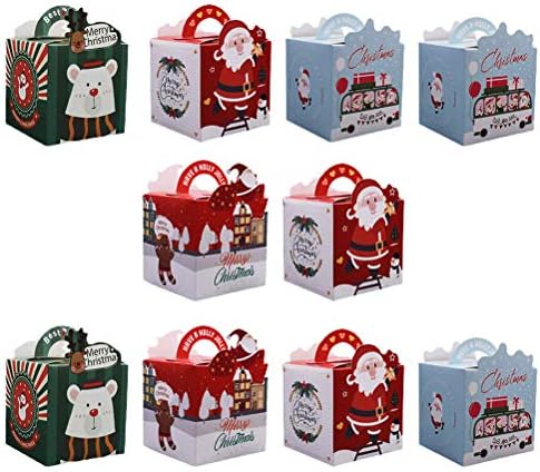 20 парчиња/ Торба Исклучителна Кутија За Пакување Кутија За Складирање Божиќен Подарок Декор Кутија За Завиткување Јаболка Домашен