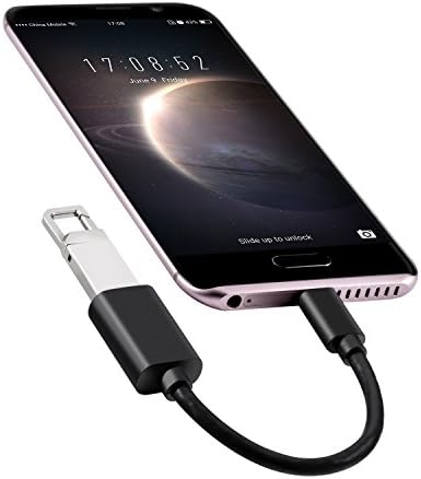 USB Type C до USB 3.0 OTG кабел за домаќини, USB-C до USB 3.0 женски адаптер за MacBook Pro/Air 2020, за iPad Pro 2020, Galaxy S20 S20+, Dell XPS и повеќе уреди од типот C [2 пакет]