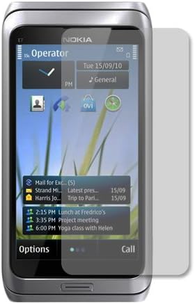 Скиноми Заштитник На Екранот Компатибилен Со Nokia E7 Clear TechSkin Tpu АНТИ-Меур HD Филм