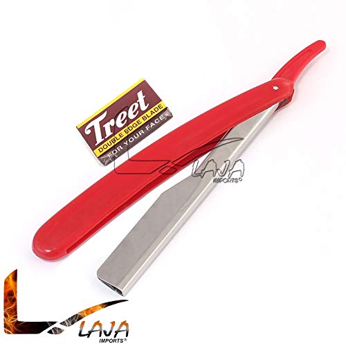 Лаја увезува директно бричење нож црвен + 10 лопати за еднократна употреба