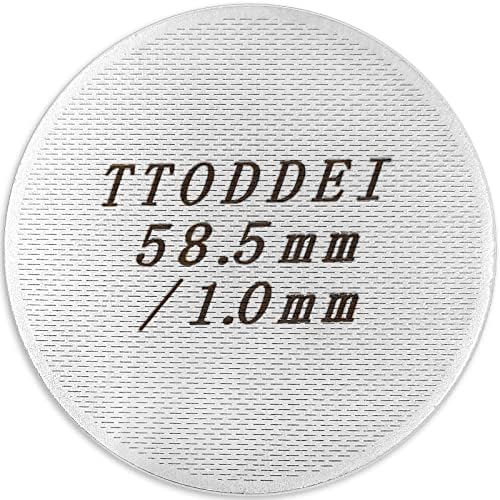 TTODDEI 58,5 mm еспресо пак екран Метален филтер за еднократна употреба Бревил пак Екран за кафе филтер за кафе, плоча за еспресо машина