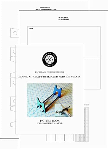 Хартија Воздухопловните Сили Модел Авион Услуга И Изградба На Штанд Комплет Картичка Модел Бела