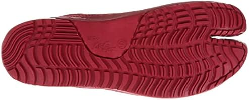 Спортски чевли во стилот на јапонски таби - Унисекс - лесна патика - Полиестер плетен горен - црвен