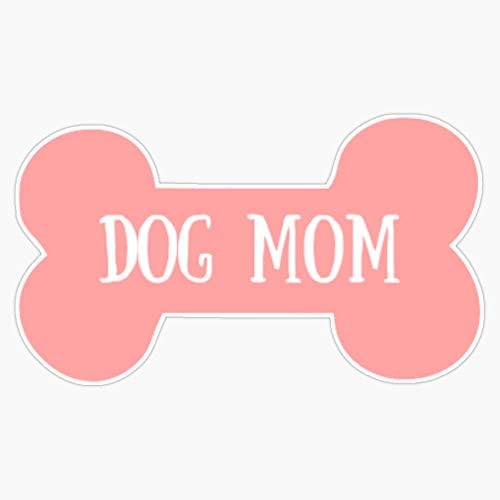 Куче мама - ознака за име на кучиња розова налепница винил водоотпорна налепница декорална автомобил лаптоп wallиден прозорец