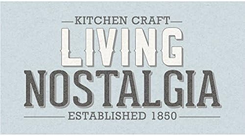 Кујната за живеење носталгија чистење кади со рачка, метал, 33 x 21 x 26 см, француска сива боја