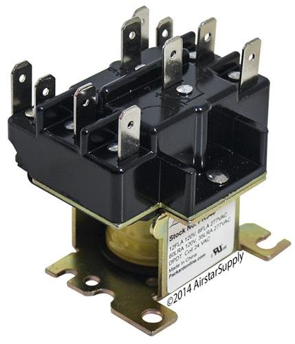 Гудман • 90-340 замена на релето на вентилаторот за префрлување со тешки преклопување DPDT 24 VAC Coil