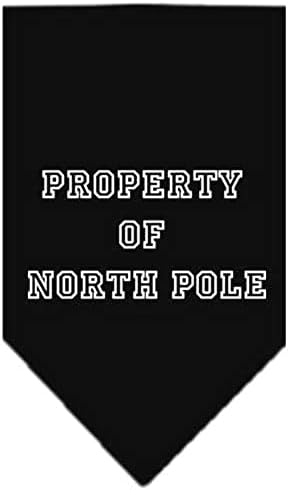 ПРОИЗВОДИ ЗА ПРОИЗВОДИ ЗА ПЕТ НА ПЕТ на северниот пол печати бандана за домашни миленици, мала, виолетова боја