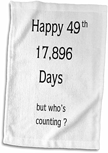 3drose print на смешно среќен 49 роденден или годишнина - крпи