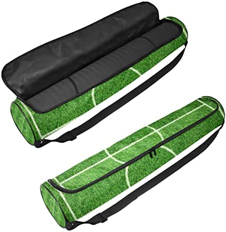 Јога мат торба вежба јога мат носење торба фудбалско поле Зелена јога торба одговара на повеќето големини на јога мат