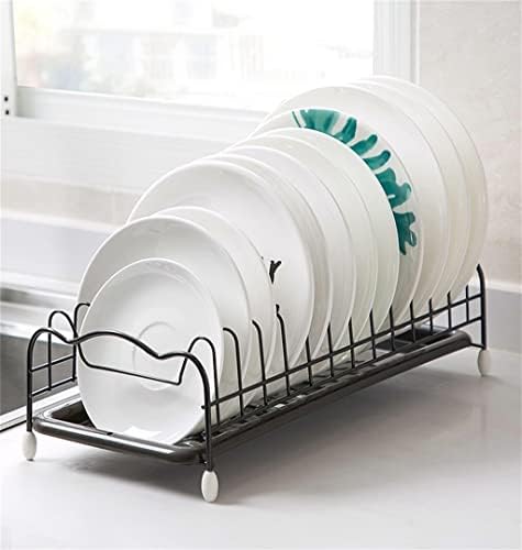 ZSEDP кујнски сад за сушење на решетката со полици со плоча за садови за садови за кујнски организатор на кујната