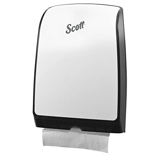 Скот Контролен мод Слимфолд преклопен диспенс на хартија за хартија, 9,83 x 2,8 x 13,67 , компактен, еднократно рачно распрснување, бело