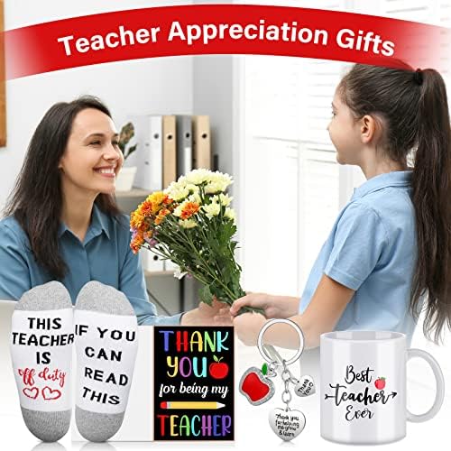 Jutom 4 Поставете 2023 година Наставнички подароци за благодарност за наставници Подарок за жени вклучуваат благодарност за наставници за кафе,