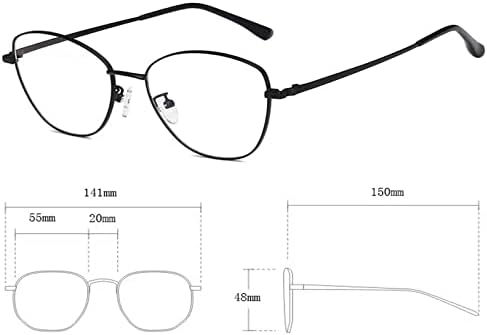 Нунија Мачка Очила За Растојание Од Очите Метална Рамка Кратковидни Очила За Миопија