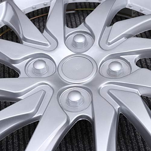 Besportble Hubcaps тркалото ги опфаќа центрите за капаци на капачињата на автомобили за 14 инчи стандардни челични венчиња
