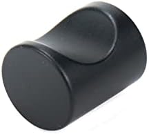 Копче за црно кабинет 20 парчиња, модерни копчиња за фиоки за кујна единечна дупка влечење рачки на вратите на вратите