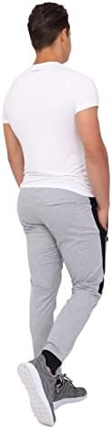 SCR Sportswear 33/36 INSEAM MANGEN STRIPED JOGGER PANTANS CUNFED SUMPANTS Обука за тренинзи Панталони Тенок висок долг