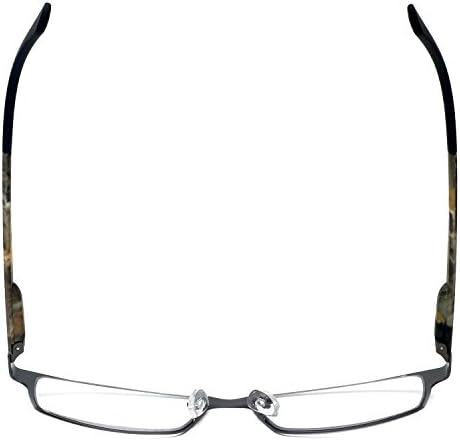 Калабрија 5961 Метални Маскирни Очила За Читање За Мажи Пролетта Шарки Еден Моќ Читачи Со Прилагодливи Силиконски Нос Влошки