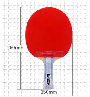 Sshhi 6 Star Ping Pong Pong, удобна рачка, идеална за училишта, семејства, спортски клубови, цврсти / како што е прикажано / 26 × 15см