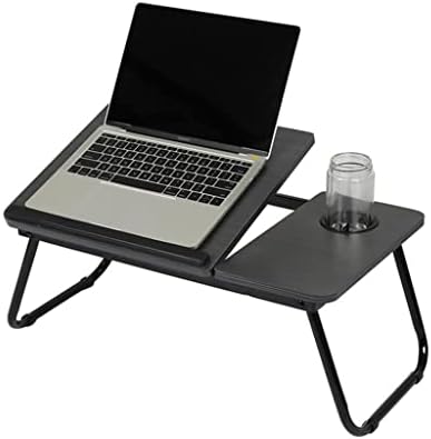 Табела за лаптоп Trexd Едноставна компјутерска биро со вентилатор за креветот за преклопување на софата прилагодлива лаптоп