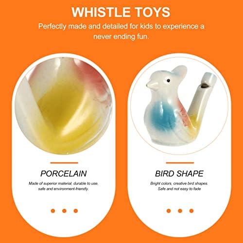 Whistle Canight Bird 4PCS Музичка забава со музика за музика за порцелански роденденска игра играчки подароци без свирки стил