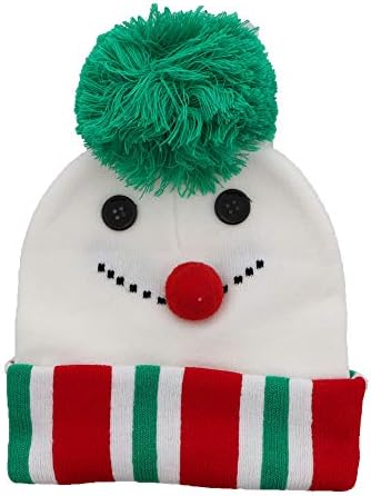 Мотични Додатоци Плетете Зимска Божиќна Шапка За Деца