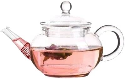 Директно варен чај со чај од уста постави 250 мл стаклена чајник за чај со висока отпорност чај сад Победа