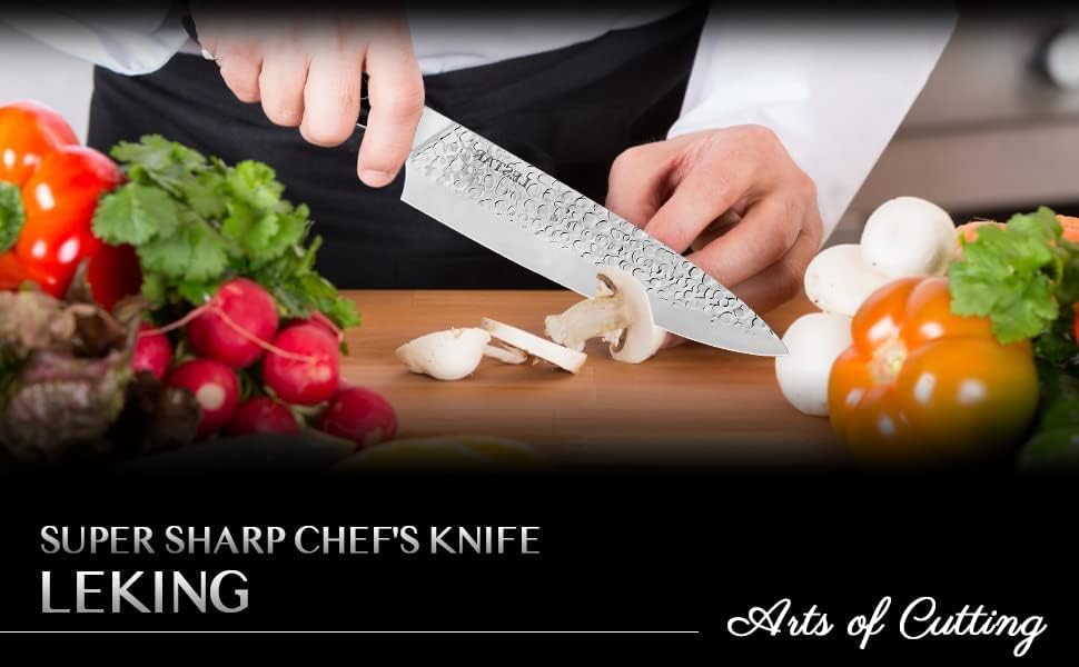 Лекинг Готвач нож германски ЕН1. 4116 Високо Јаглероден Нерѓосувачки Челик 8 Инчен Професионален Готвач нож Со Professionalономска