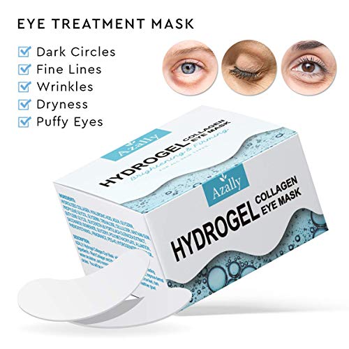 Азали хидрогел колаген против стареење, под закрпи за очи, под третман на торби за очи, маска за очи за подуени очи