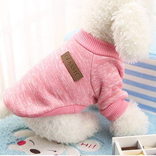 Зборо облека за кучиња топла облека за кученца, миленичиња јакна палто зимска кучиња облека мека облека за џемпер за мали кучиња Чихуахуа