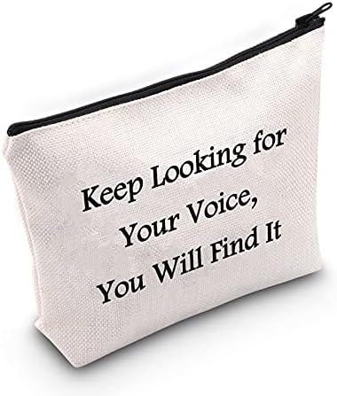 ЛЕВЛО Смешни Говорни Подароци Продолжете Да Го Барате Вашиот Глас Ќе Го Најдете Торби За Шминка Подарок За Благодарност За Логопед