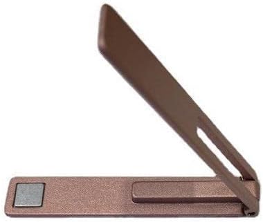 Длижеч на мобилни телефони Ladumu Текстура на алуминиумска легура за држач за ултра-тенки биро за поддршка на алуминиумска легура лесна