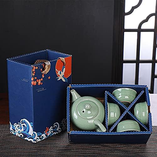 NC GO GO PILN SET PILL KUNG FU TARE TEATE SET Подарок кутија за подароци од четири чаши за давање на активности од 170 мл сет за садови