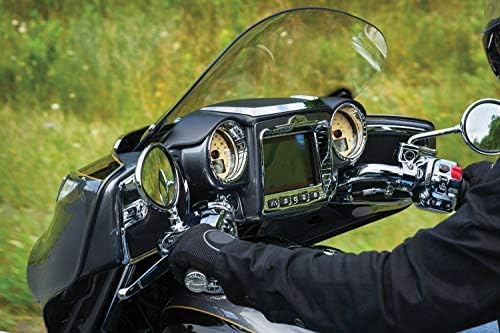 Курјакин 5198 Додаток За Мотоцикли: Ацтечки Стерео Акцент за 2017-2019 Индиски Поглавар &засилувач; Патмастер Мотоцикли, Хром