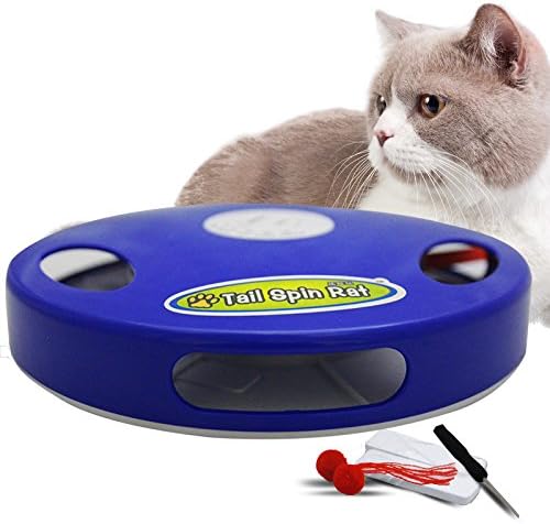 Купувач Електричен вокал Смешна мачка за мачка автоматска мулти-позиција за домашни миленици за миленичиња вртење на стаорци играчки