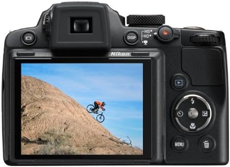 Nikon Coolpix P500 12.1 CMOS дигитална камера со леќи со широк агол со широк агол на Nikkor и целосен HD 1080P видео