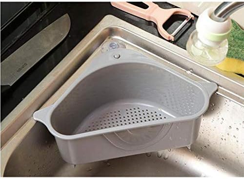 Олиман 2 парчиња држач за складирање на мијалник за мијалник, кујнски мијалник кади сунѓер сапун Организатор за висина решетката пластична