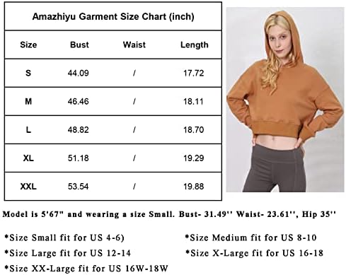 Исекната худи на жените Амашију со аспиратор со лежерна маичка со долги ракави