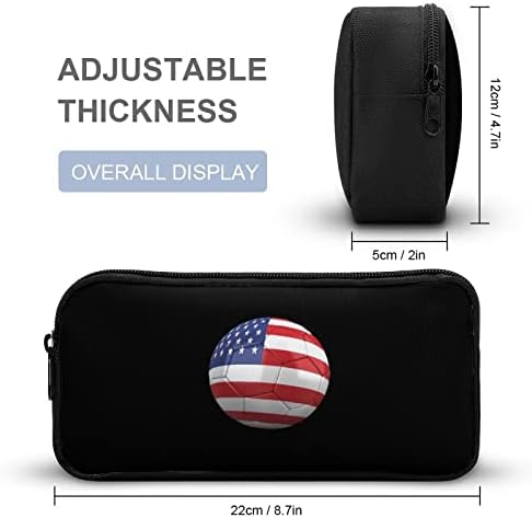 Американска фудбалска топка голема молив кутија кутија за пенкало за складирање торба за шминка за торбичка за торбичка за торбичка