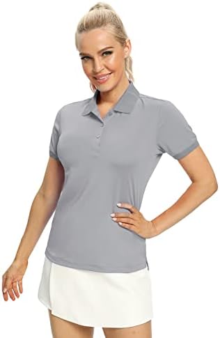 Hiverlay жени голф кошули Поло кошули за жени up 50+ лесни тениски тениски кошули со брзо сушење