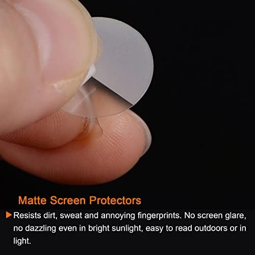 Харфингтон 5 парчиња гледајте заштитени за стакло на екранот 18мм мат мек мек TPU анти-сјај со висока дефиниција HD чиста тркалезна смарт